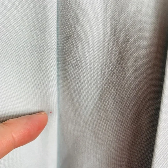 Christian Dior Floral Embroidered Mini Dress Cotton Silk Womens USA Size 6 Blue - Picture 7 of 16